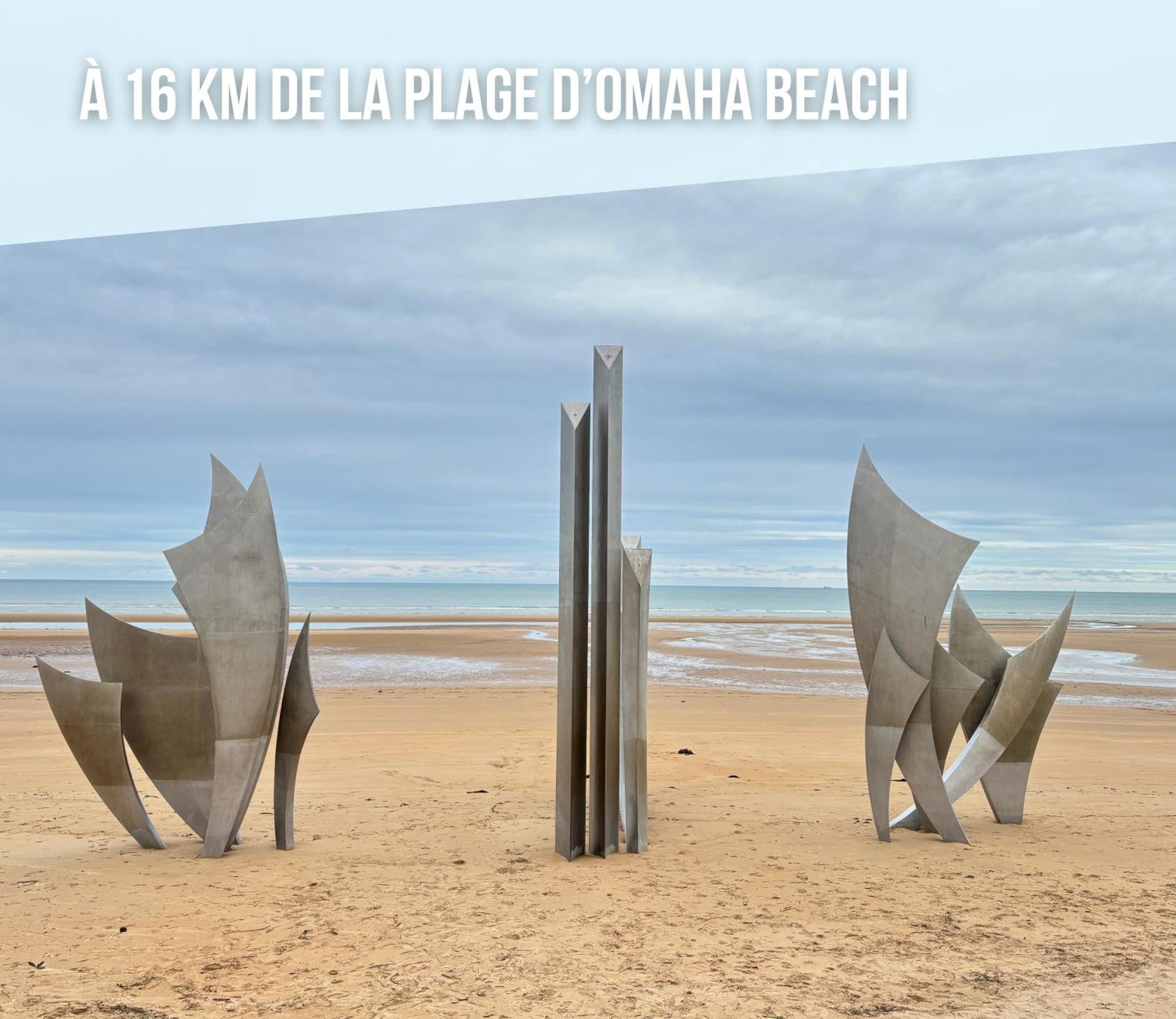 Nid De Pie Grand Duplex Lumineux Cadre Verdoyant Calme A 5 Mn De La Mer Pres Port En Bessin, Bayeux, Omaha Beach, Commes Eksteriør billede